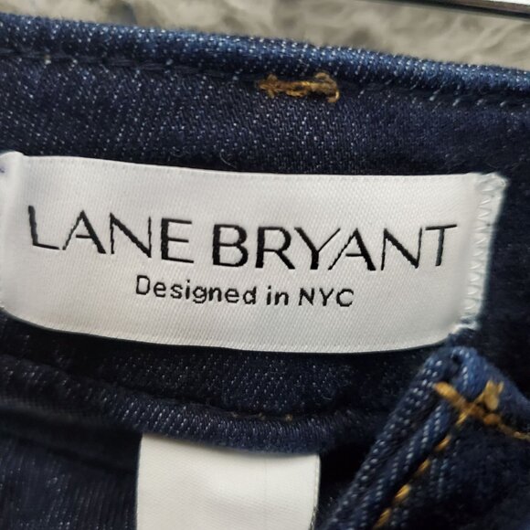 Lane Bryant Shorts Womens Size 28 Plus Blue Stretch Girlfriend Jorts *NWT* - Picture 4 of 15